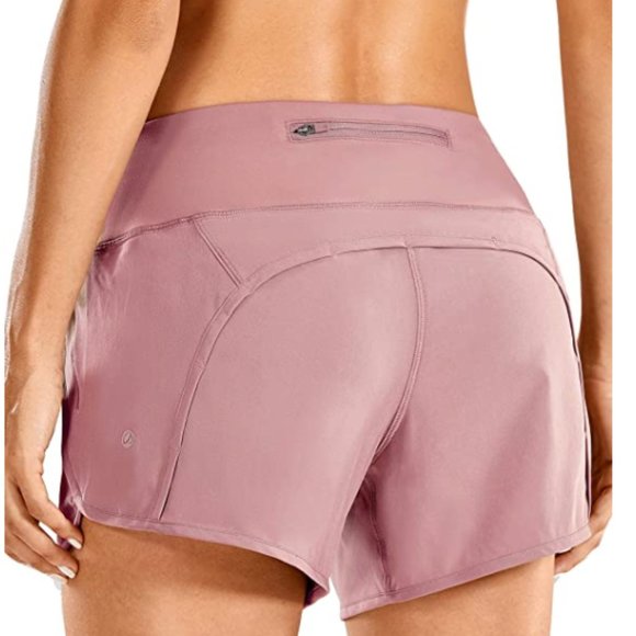 CRZ YOGA Women's Quick-Dry Athletic Running Shorts - Picture 3 of 3